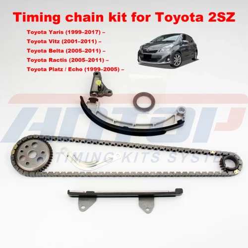 2SZ 2SZ-FE 2SZFE Engine Timing Chain Kit - ZDTOPA 7Pcs Timing Chain Set for Toyota Yaris Vitz 1298cc 1.3 vvt-i L 1.3L 2002- 2SZ 2SZ-FE 2SZFE Engine Timing Chain Kit - ZDTOPA 7Pcs Timing Chain Set for Toyota Yaris Vitz 1298cc 1.3 vvt-i L 1.3L 2002-