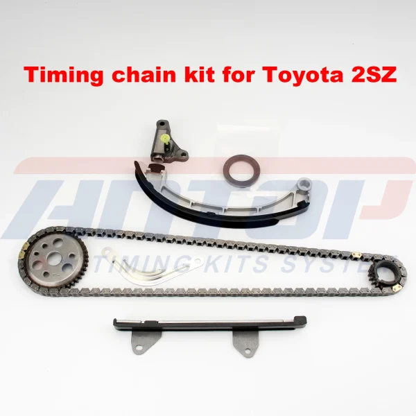 2SZ 2SZ-FE 2SZFE Engine Timing Chain Kit - ZDTOPA 7Pcs Timing Chain Set for Toyota Yaris Vitz 1298cc 1.3 vvt-i L 1.3L 2002- TIMING CHAIN KIT TOYOTA 2SZ-FE FOR BELTA VITZ YARIS PETROL 1.3 LTR 2005-2014