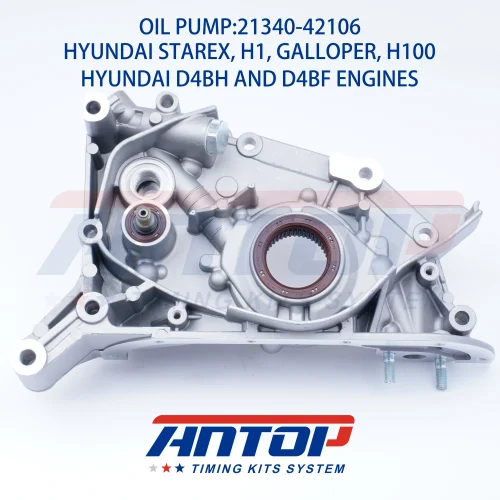 OEM 21340-42106 21340-42105 21340-42104 21340-42100 High Quality Auto Parts Oil Pump for Hyundai STAREX Engine OIL PUMP FOR HYUNDAI H1 D4BH D4BF Terracan Galloper II Starex 21340-42106 21340-42105 21340-42104 21340-42103