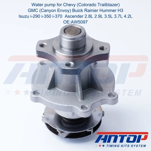AW5097 Water Pump For Olds Chevy Chevrolet Trailblazer Colorado GMC Envoy Canyon