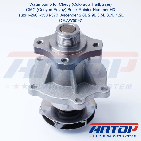 AW5097 Water Pump For Olds Chevy Chevrolet Trailblazer Colorado GMC Envoy Canyon AW5097 Water Pump For Olds Chevy Chevrolet Trailblazer Colorado GMC Envoy Canyon