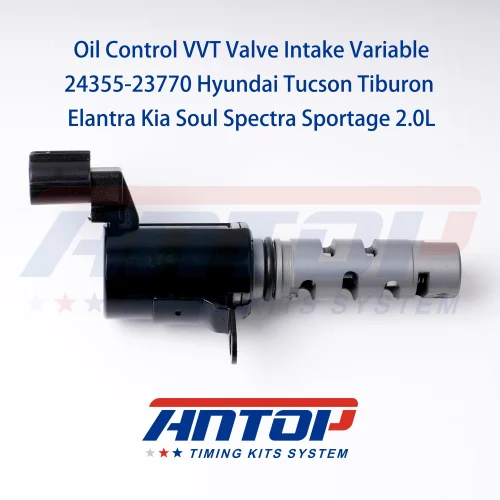 24355-23770 Oil Control Timing Solenoid VVT Valve Fits Hyundai Elantra 03-12 Tiburon 03-08 L4 2.0L 2435523763 24355-23770 Oil Control Timing Solenoid VVT Valve Fits Hyundai Elantra 03-12 Tiburon 03-08 L4 2.0L 2435523763