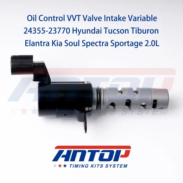 24355-23770 Oil Control Timing Solenoid VVT Valve Fits Hyundai Elantra 03-12 Tiburon 03-08 L4 2.0L 2435523763 24355-23770 Oil Control Timing Solenoid VVT Valve Fits Hyundai Elantra 03-12 Tiburon 03-08 L4 2.0L 2435523763