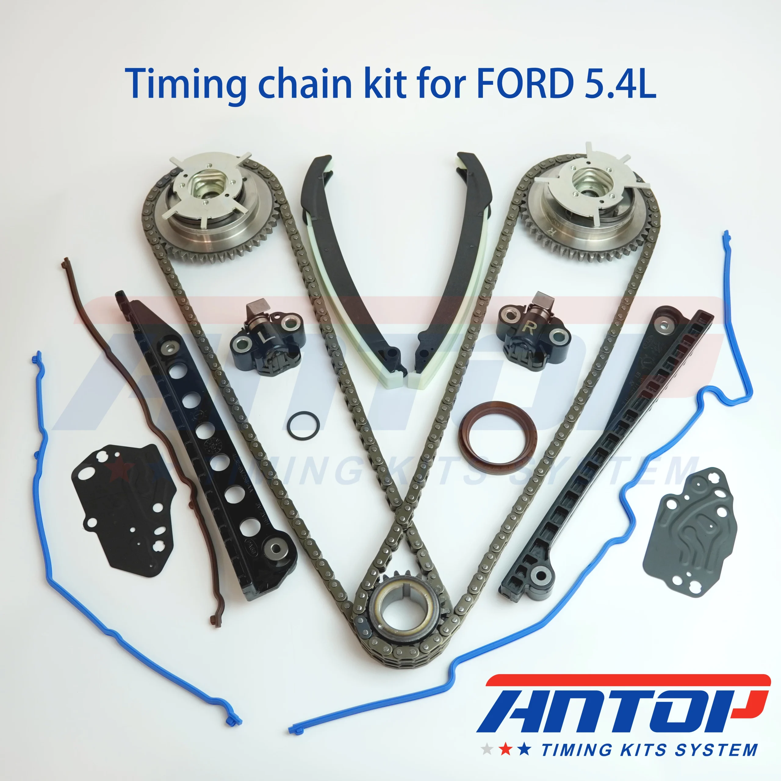9-0391SBVVT1 Engine Timing Chain Kit Fit for 2005-2014 Ford Expedition, Navigator, 2004-2010 F-150, Lobo, 2005-2010 F-250 Super Duty, F-350 Super Duty, 2006-2008 Lincoln Mark LT